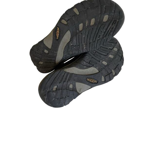 KEEN Women’s Black Leather Lace Up Casual Shoes EU 40 US 9.5 Comfort Walking - Picture 7 of 8